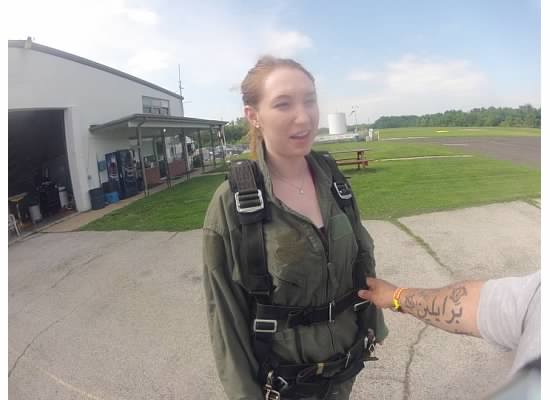 on the ground before